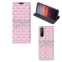 Sony Xperia 5 II Design Case Flowers Pink DTMP - thumbnail