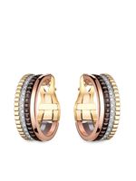 Boucheron boucles d'oreilles Quatre Classic en or 18ct à diamants - thumbnail