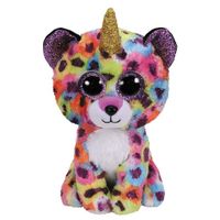 TY Beanie Boo&apos;s Luipaard-Eenhoorn Knuffel Giselle 15 cm