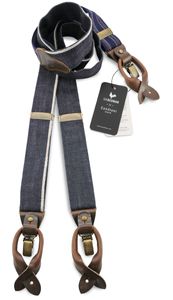 Sir Redman SR234 Bretels Selvedge Sunday - Blauw