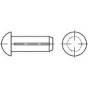 TOOLCRAFT TO-5386182 Halfronde kerfnagel 2.5 mm Staal 500 stuk(s)