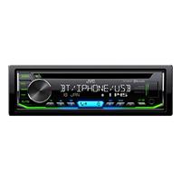 JVC KD-R992BT CD-receiver met bluetooth-handsfree-functie en audiostreaming zwart
