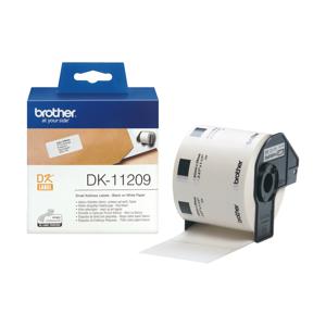 Brother DK-11209 Rol met etiketten 62 x 29 mm Papier Wit 800 stuk(s) Permanent hechtend DK11209 Adresetiketten