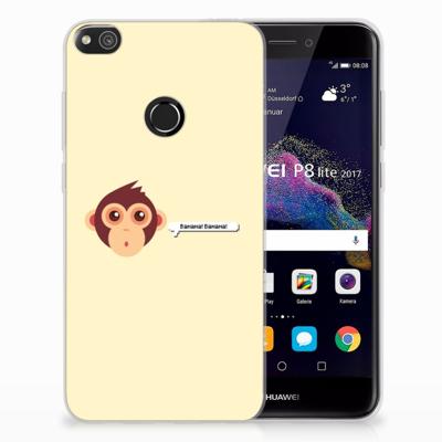 Huawei P8 Lite 2017 Telefoonhoesje met Naam Monkey Huawei P8 Lite 2017 Telefoonhoesje met Naam Monkey