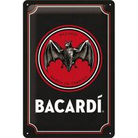 Bacardi Logo Black Wandplaat 20x30cm