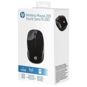 HP 200 RF Draadloos Optisch 1000DPI Zwart Ambidextrous