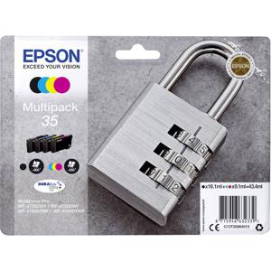 Epson Inktcartridge T3586, 35 Origineel Combipack Zwart, Cyaan, Magenta, Geel C13T35864010