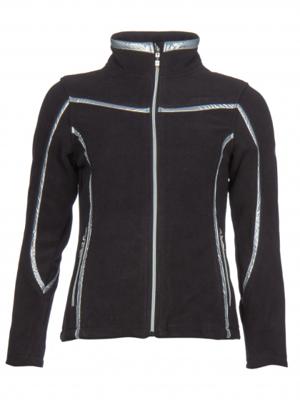 Maupiti fleecevest Kati dames polyester navy/bruin