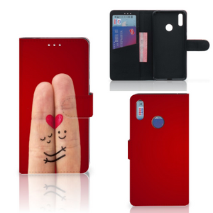 Huawei Y7 (2019) Wallet Case met Pasjes Liefde - Origineel Romantisch Cadeau