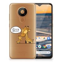 Nokia 5.3 Telefoonhoesje met Naam Giraffe