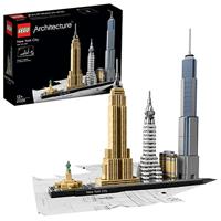 LEGO Architecture New York Skyline Collectie Bouwpakket voor Volwassenen, Woonaccessoire of Kantoor Decoratie, Cadeau-Idee voor Hem of Haar 21028