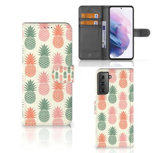 Samsung Galaxy S21 Plus Book Cover Ananas