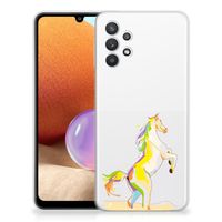 Samsung Galaxy A32 4G | A32 5G Enterprise Editie Telefoonhoesje met Naam Horse Color - thumbnail