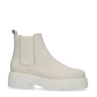 Sacha nubuck chelsea boots off white