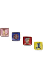 Versace plat en porcelaine Versace Alphabet L - Multicolore