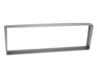 1-DIN Paneel Alfa Romeo 156 / GT (Crosswagon) 2003-2006 Kleur: Zilver