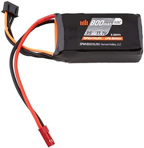 Spektrum 11.1V 800mAh 3S 50C LiPo accu met JST stekker