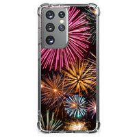 Samsung Galaxy S21 Ultra Anti Shock Bumper Case Vuurwerk - thumbnail