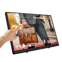 VIEWSONIC TD1630-3 39,6 cm 16 inch 1366x768 10-punts multitouch 190 nits VGA HDMI luidsprekers bookstand stijl Full-HD. 22 inch zwart