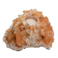 Waxinelichthouder Edelsteen Tangerine Cluster (ca. 1000 ~ 1500 gram) - thumbnail