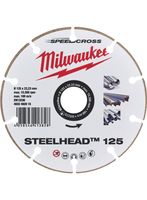 Milwaukee Accessoires Diamantslijpschijf x SpeedCross Steelhead™ 125mm - 1 stuk - 4932492015 - thumbnail