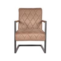 LABEL51 Fauteuil Denmark - Stone - Microfiber