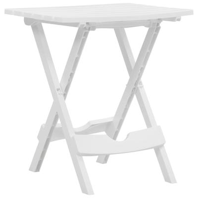 vidaXL Tuintafel inklapbaar 45,5x38,5x50 cm wit