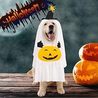 Honden Halloween outfits Hondenkostuum Spook Pompoen Grappig Eng kostuum Zacht Halloween Carnaval Feest Hond puppy kleding outfits Lightinthebox