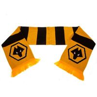 Wolverhampton Wanderers Retro Bar Sjaal - thumbnail