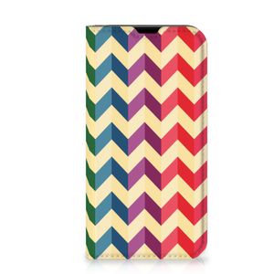 iPhone 13 Mini Hoesje met Magneet Zigzag Multi Color