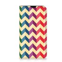 iPhone 13 Mini Hoesje met Magneet Zigzag Multi Color - thumbnail