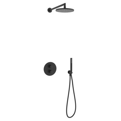 Salenzi Giro inbouw regendouche set type 1 mat zwart Salenzi Giro inbouw regendouche set type 1 mat zwart