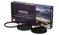 Hoya YKITDG043 Digitale filterkit (43 mm), inclusief cirkelpolarisatiefilter, NDx8, HMC-C, UV-filter, zwart