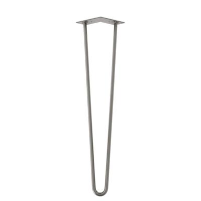 Massief raw steel hairpin tafelpoot 71 cm Massief raw steel hairpin tafelpoot 71 cm
