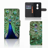 Motorola Moto G4 Play Telefoonhoesje met Pasjes Pauw