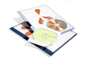 Durable 521019 CD-hoes 1 CD/DVD/Blu-Ray Transparant Polypropyleen 10 stuk(s)