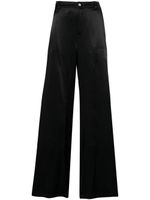 MOSCHINO JEANS pantalon ample à fini satiné - Noir