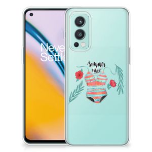 OnePlus Nord 2 5G Telefoonhoesje met Naam Boho Summer