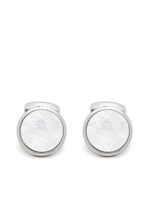 Tateossian boutons de manchette en nacre - Argent