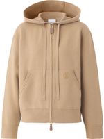 Burberry hoodie à motif monogrammé brodé - Tons neutres - thumbnail