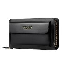 weixier heren handtas clutch tas zakelijke heren mobiele telefoon tas rits portemonnee zachte lederen clutch tas met grote capaciteit Lightinthebox