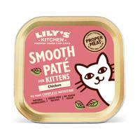 LILY'S KITCHEN CAT KITTEN SMOOTH PATE CHICKEN 19X85 GR