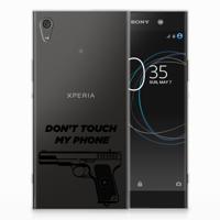 Sony Xperia XA1 Ultra Silicone-hoesje Pistol DTMP