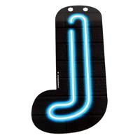 NEON letter J