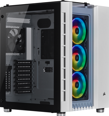 Crystal 680X RGB - Midtowermodel - E-ATX - geen voeding (ATX) - gehard glas - wit
