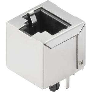 Weidmüller RJ45C5 R1V 3.2N4N RL RJ45-aansluitstekker CAT 5 2562970000 Bus, inbouw verticaal Aantal polen 8 Zilver, Zwart 200 stuk(s)