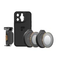 PolarPro - LiteChaser iPhone 14 Pro - Filmkit - Incl. iPhone 14 Pro hoesje - LiteChaser iPhone 14 Grip - VND 3-5 Filter - CP Filter - Voor makers van mobiele content