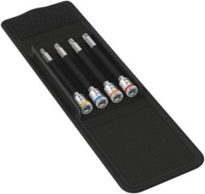 Wera 8767 A TORX HF 1 Zyklop Bitdoppen set TORX dopsleutel 4-delig, met vasthoudfunctie, 1/4"-aandrijving