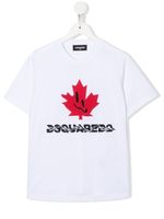 DSQUARED2 KIDS t-shirt à logo imprimé - Blanc