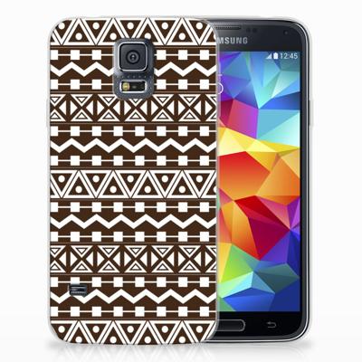 Samsung Galaxy S5 TPU bumper Aztec Brown